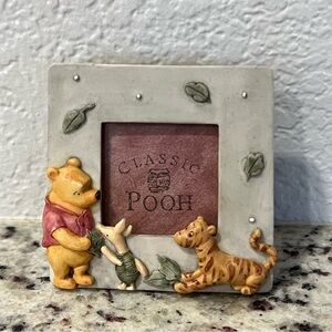 Vintage Disney Winnie the Pooh 3D Picture Frame Tigger Pooh and Piglet Charpente